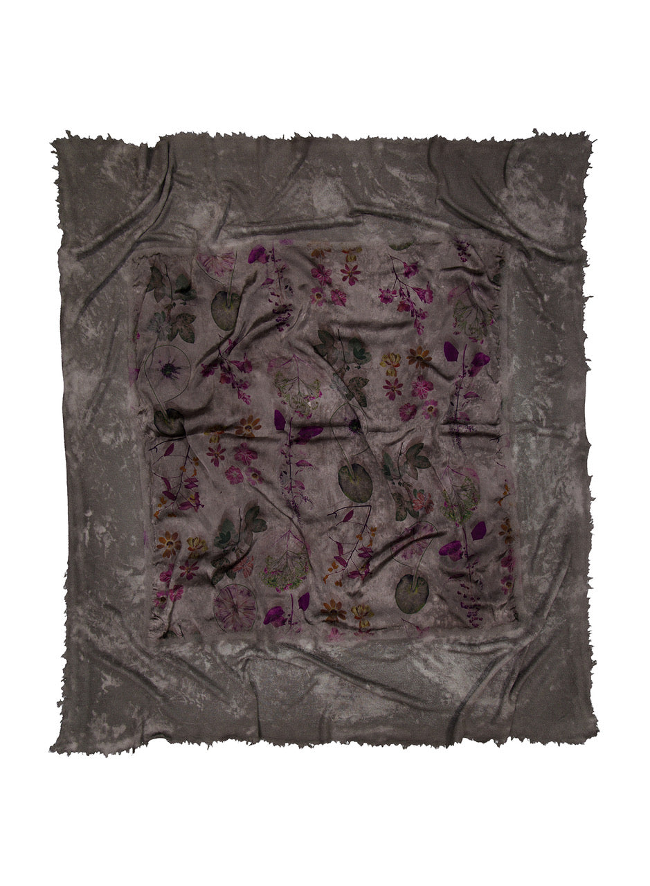 Silk Herbarium Foulard Scarf