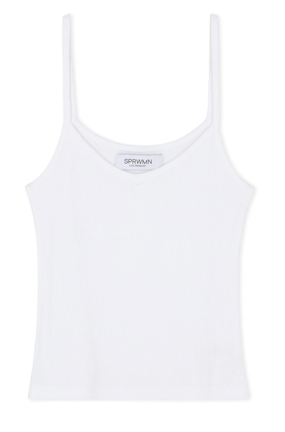 RIBBED V TANK