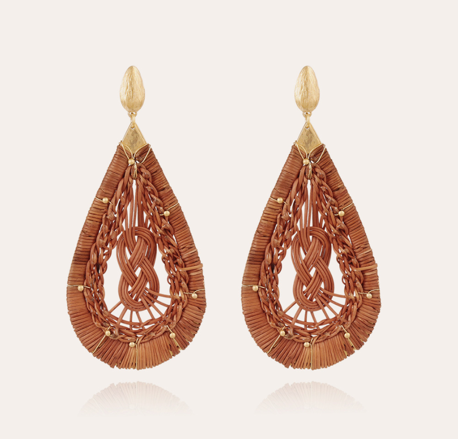 Tojo Large Wicker Earrings