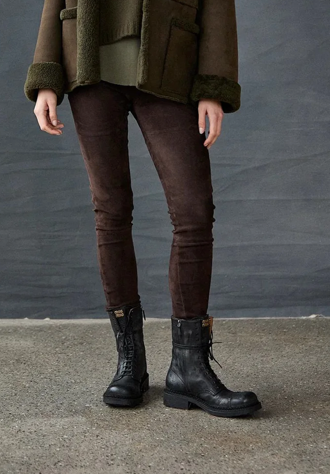 Suede Stretch Leggings