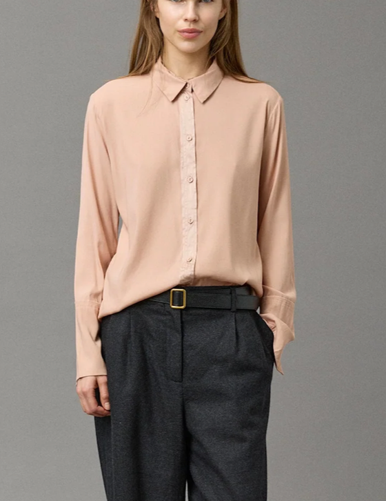 SILK SATIN SHIRT