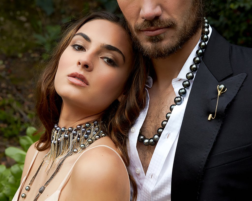 62" Pearl Fringe Necklace