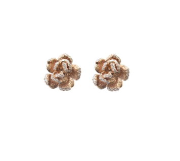 rose stud earrings