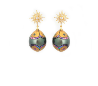 pearl drop earrings