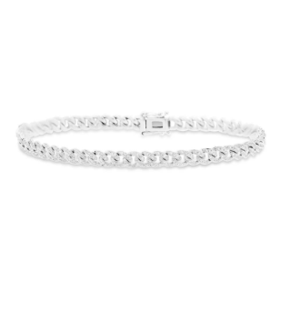 thin cuban link bracelet