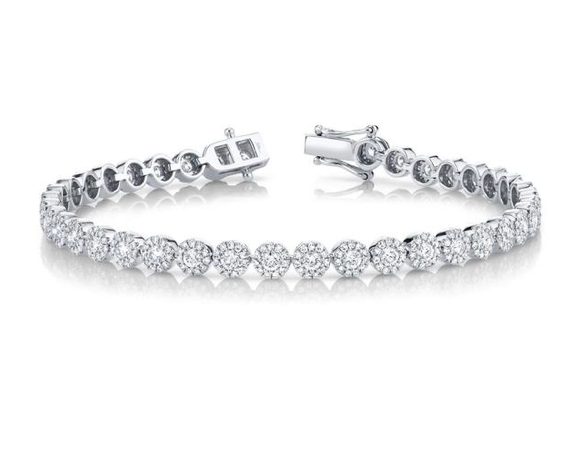 diamond halo tennis