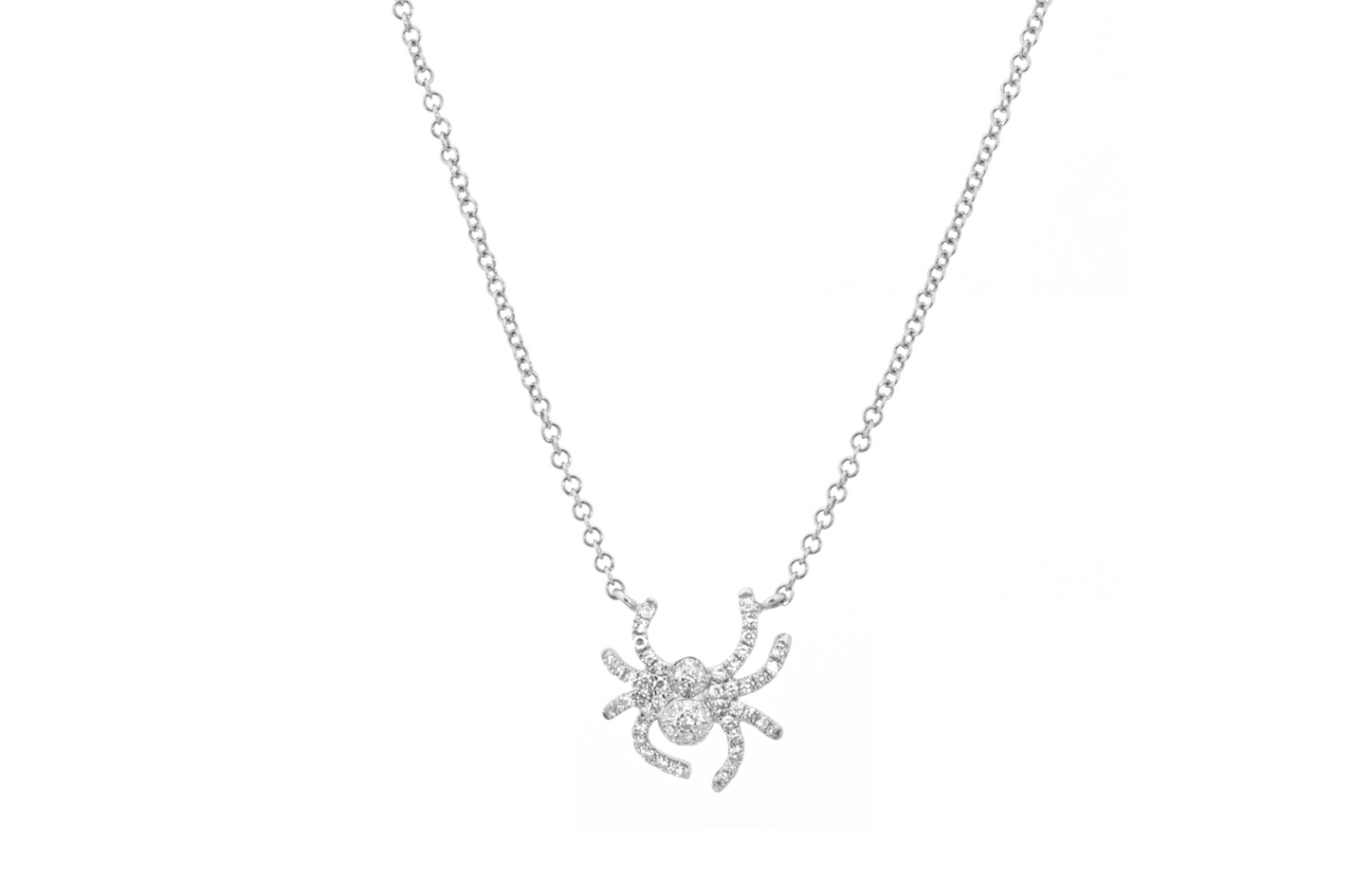 tiny spider necklace