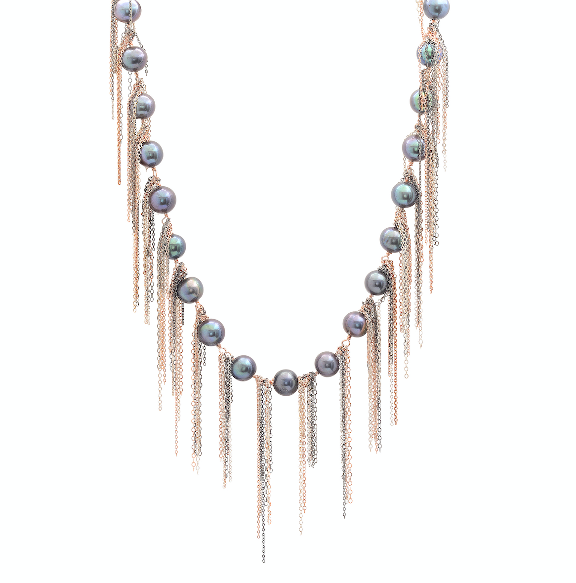 Pearl Fringe Necklace