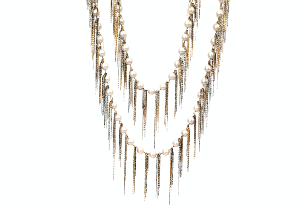 Pearl Fringe Necklace