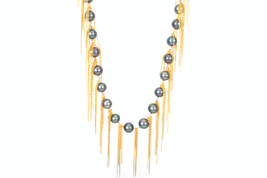 Pearl Fringe Necklace