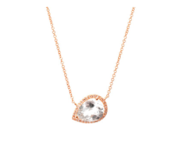 Diamond Topaz Necklace