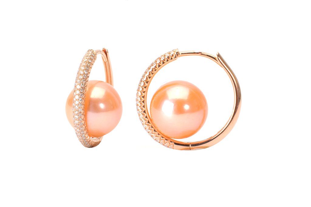 Pearl hoops