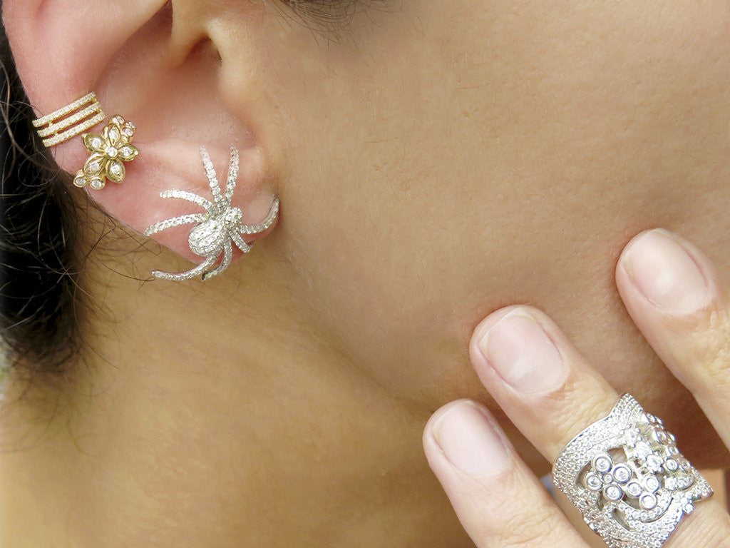 spider earring
