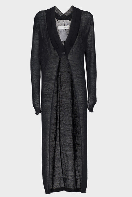 Linen One Button Cardigan