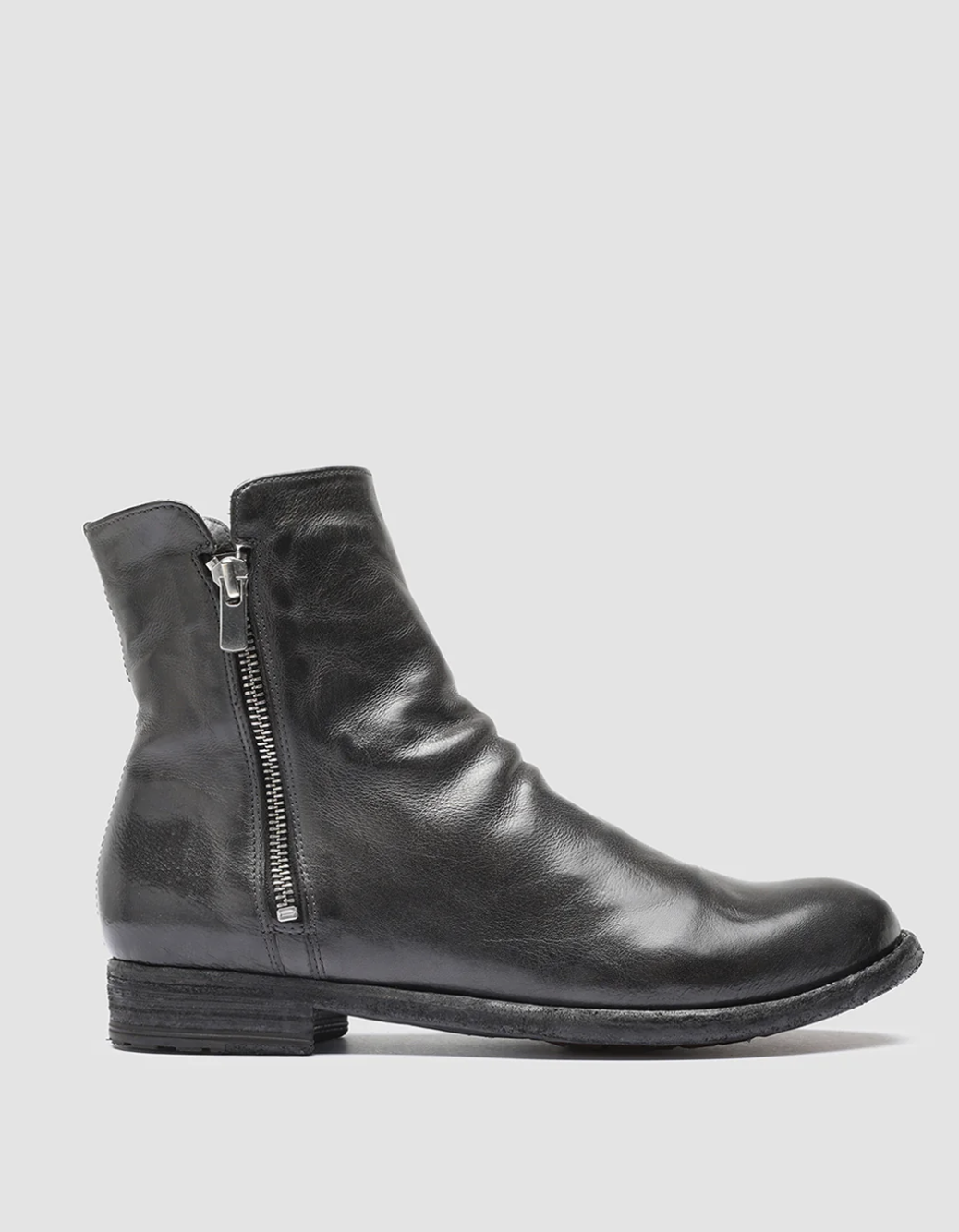 Shearling Lined Moto Boots