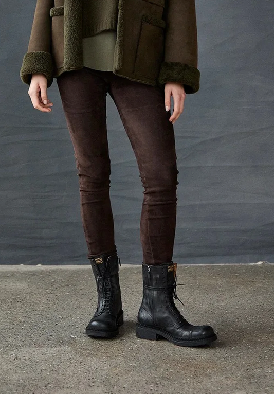 Suede Stretch Leggings