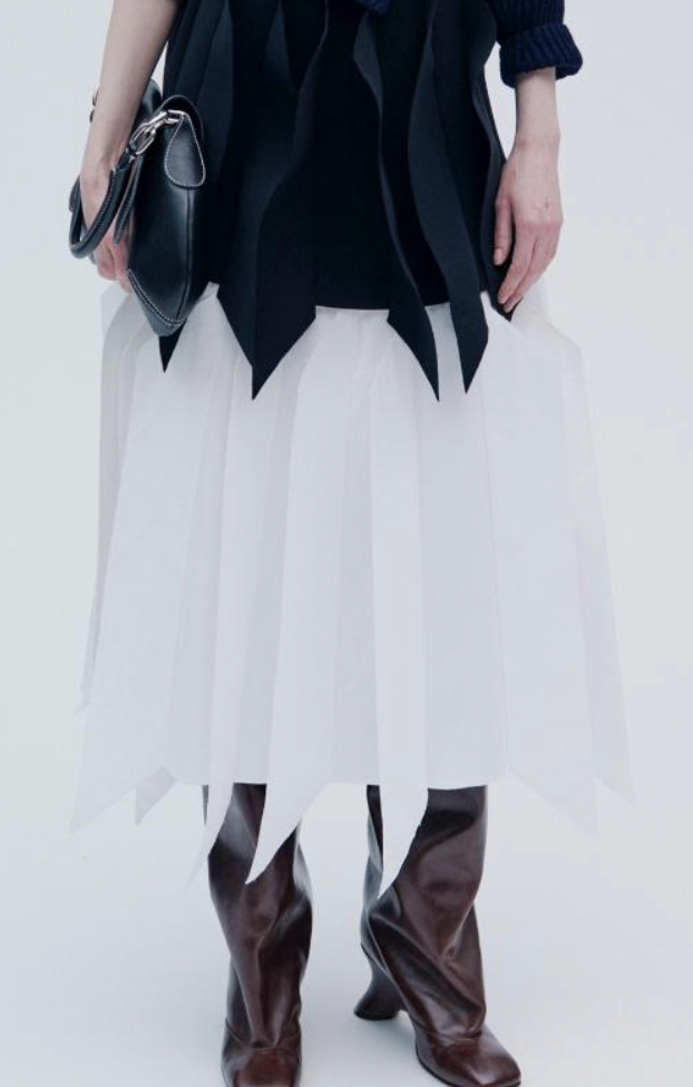 A Line Panel Skirt