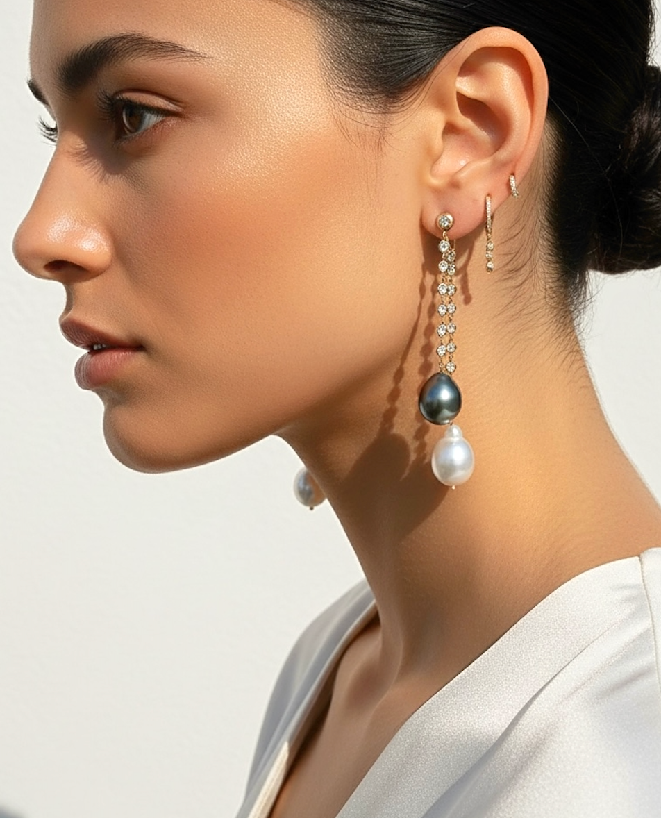 South Sea + Diamond Pearl Drops