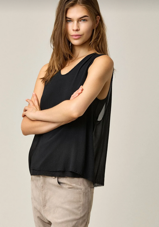 SILK GEORGETTE TANK