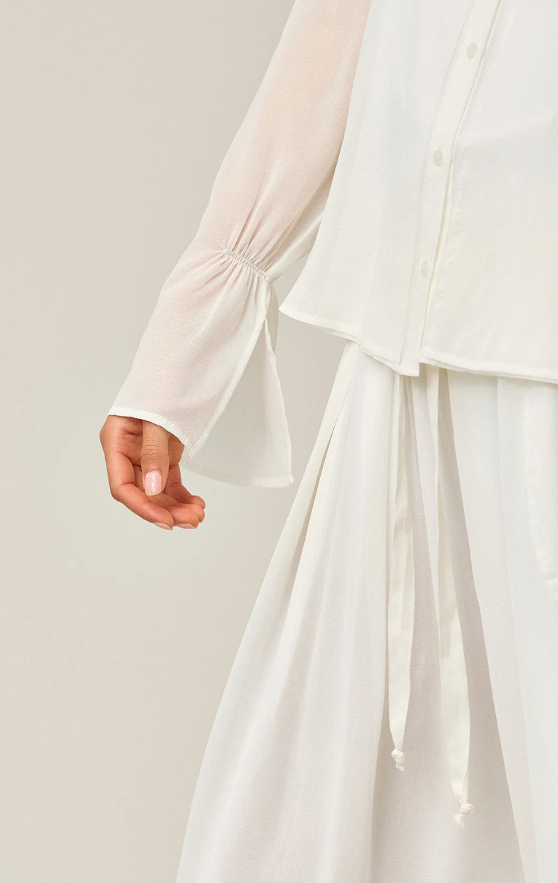 SILK GEORGETTE SHIRT