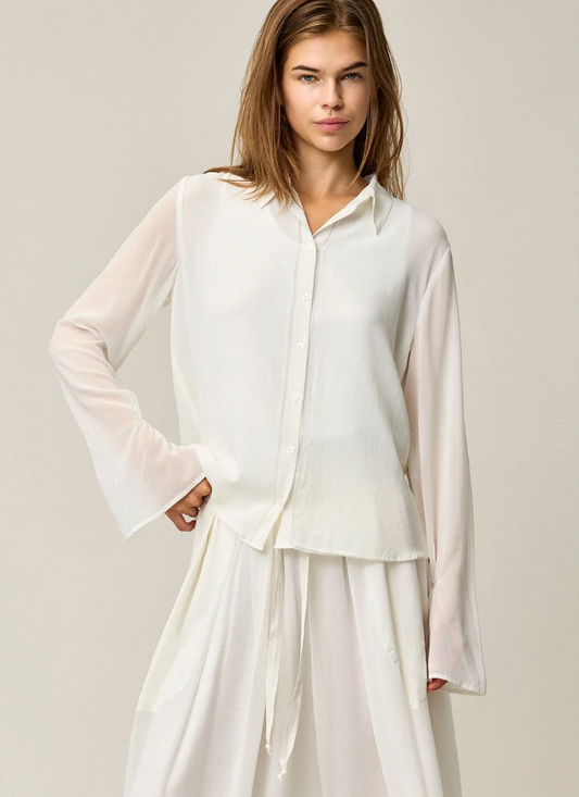SILK GEORGETTE SHIRT