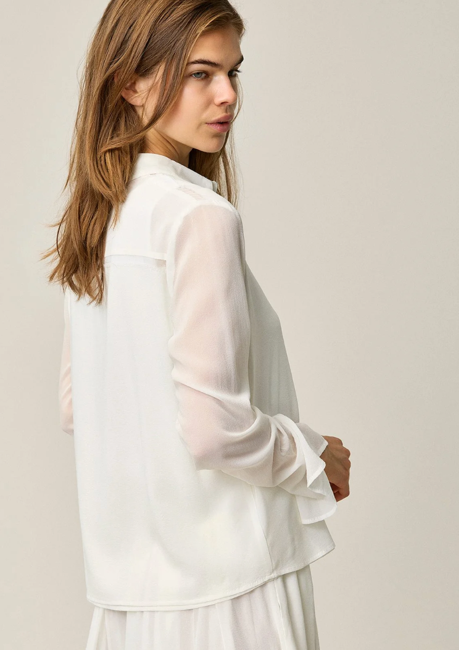 SILK GEORGETTE SHIRT