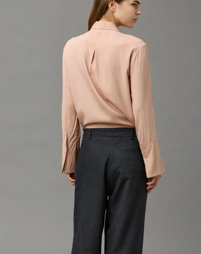 SILK SATIN SHIRT