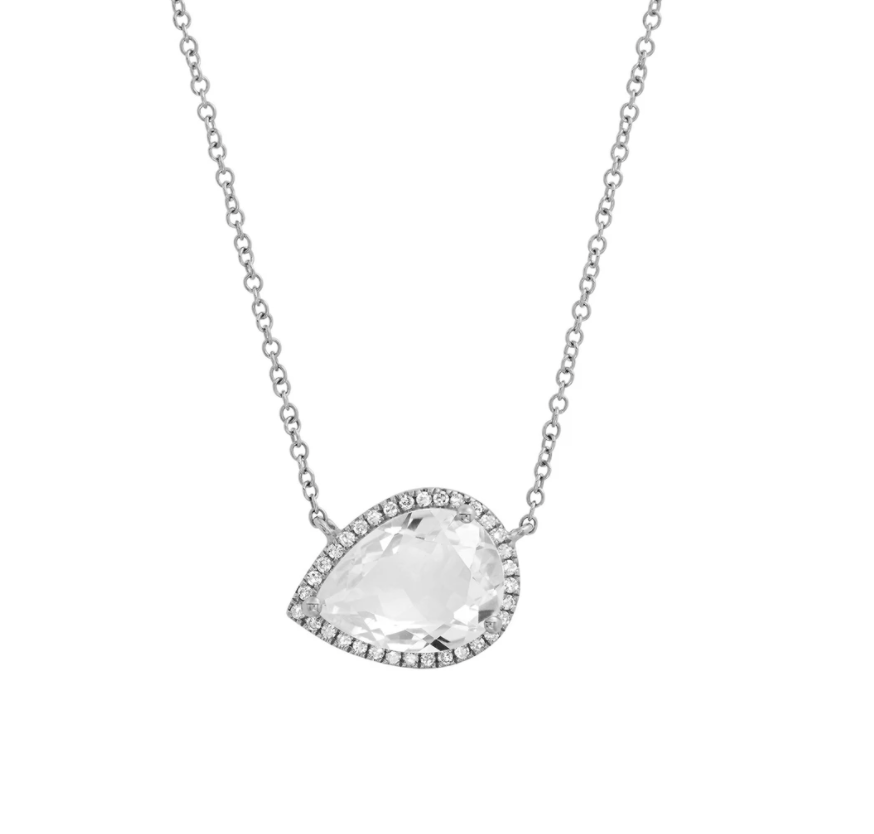 Diamond Topaz Necklace