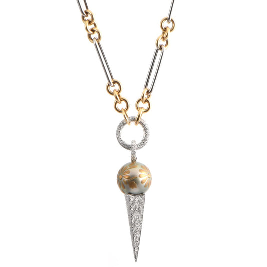 Tahitian Spike Charm Necklace